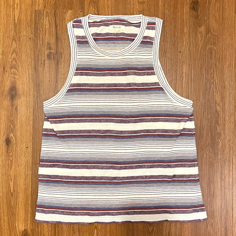 Madewell Carita Stripe Tank Top